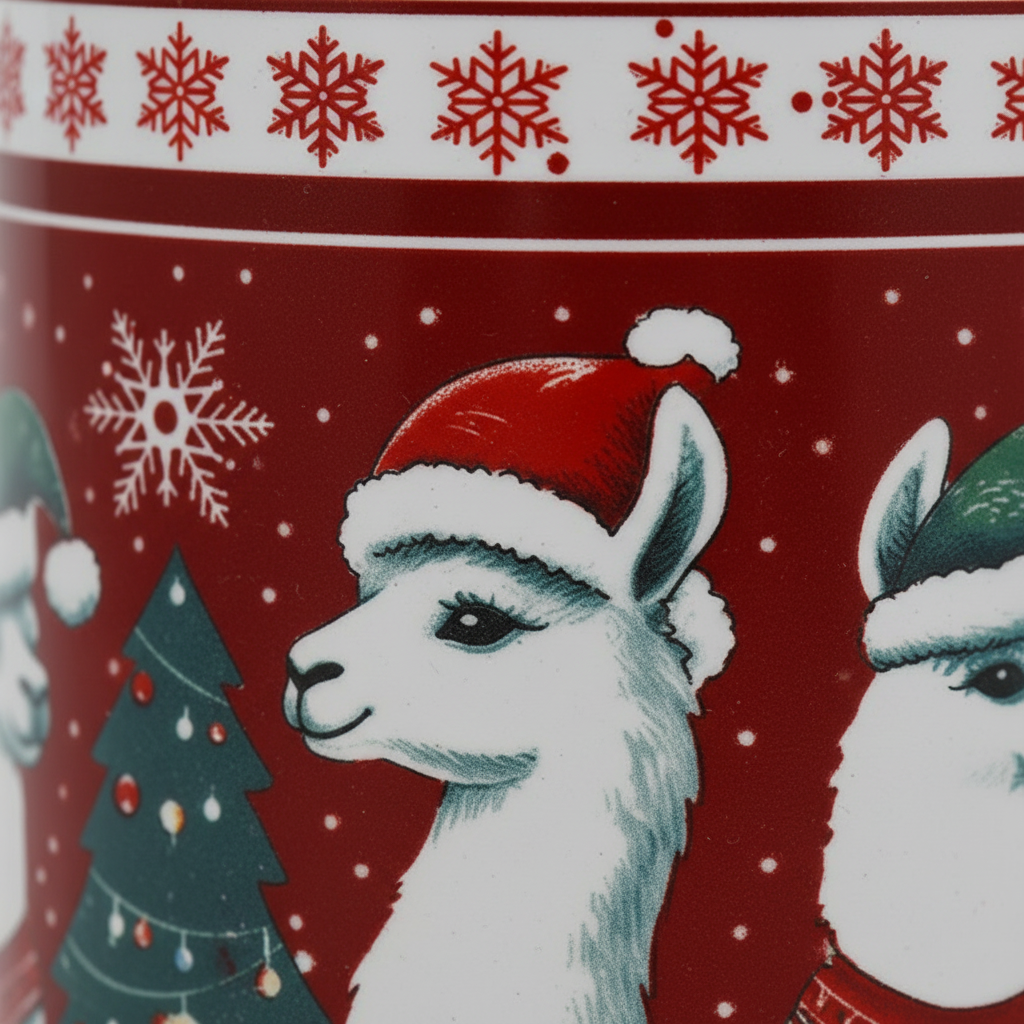 Christmas Ceramic Coffee Mug Holiday Gift Cup festive Santa reindeer tree themed drinkware