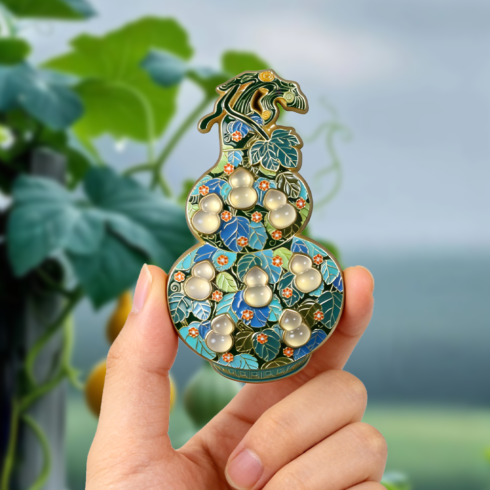 Museum Refrigerators Are Decorated with Chinese Style Cultural and Creative Metal Relics Classical High-end Decorations