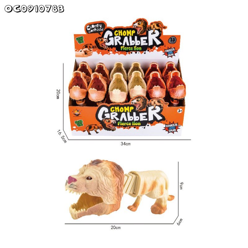 Lion Design Promotion Toy Custom Your logo Funny Catapult Telescopic Wild Animal Shooting Gun for Kids Boys Shooting