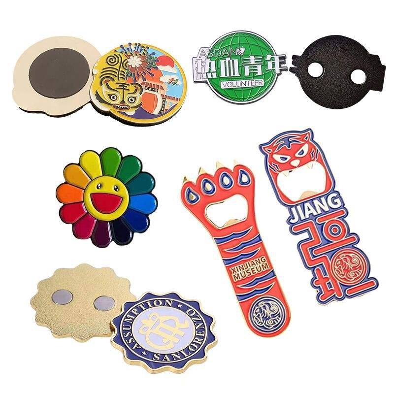 Creative Cultural Collectible Artifacts Magnets for Fridge Custom Decoration Souvenir Gift Metal Opener Fridge Magnet