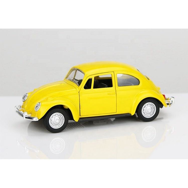 Retro Beetle Antique Car Bubble Car Figure for Children Boy Promotion Gifts Toy Pull Back Vehicle Diecast Model Car