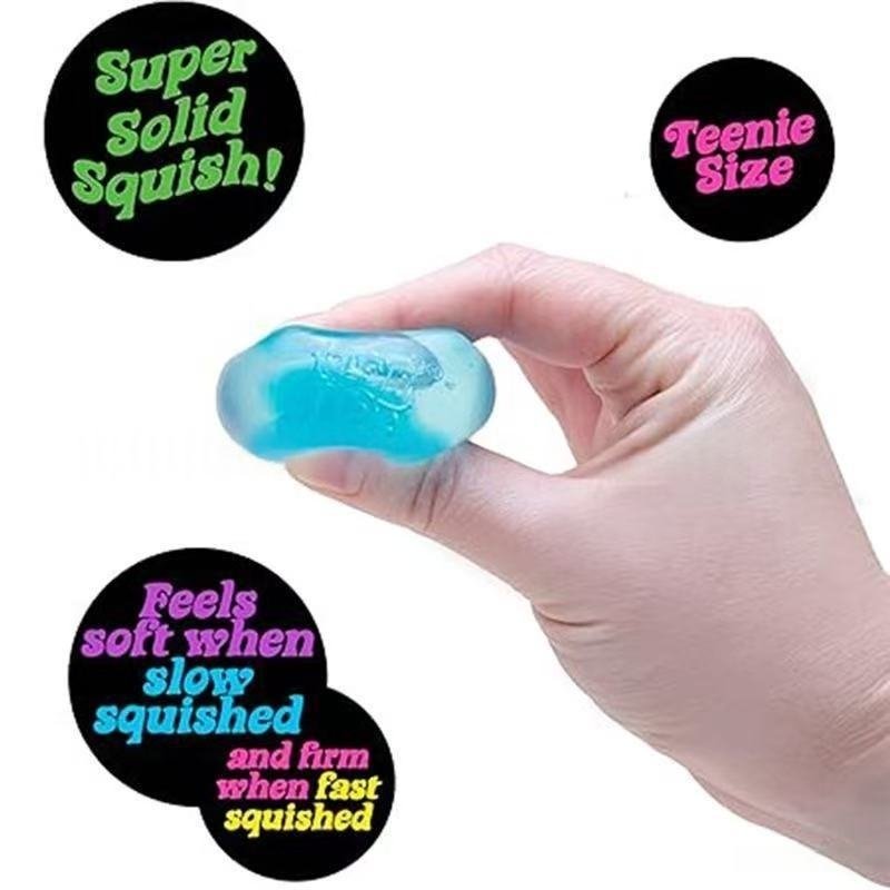 Schylling Needoh Nice Cube Sensory Squeeze Squishy Toys Decompression Square Pinch Music Decompression Vent Toys Promotional Toy