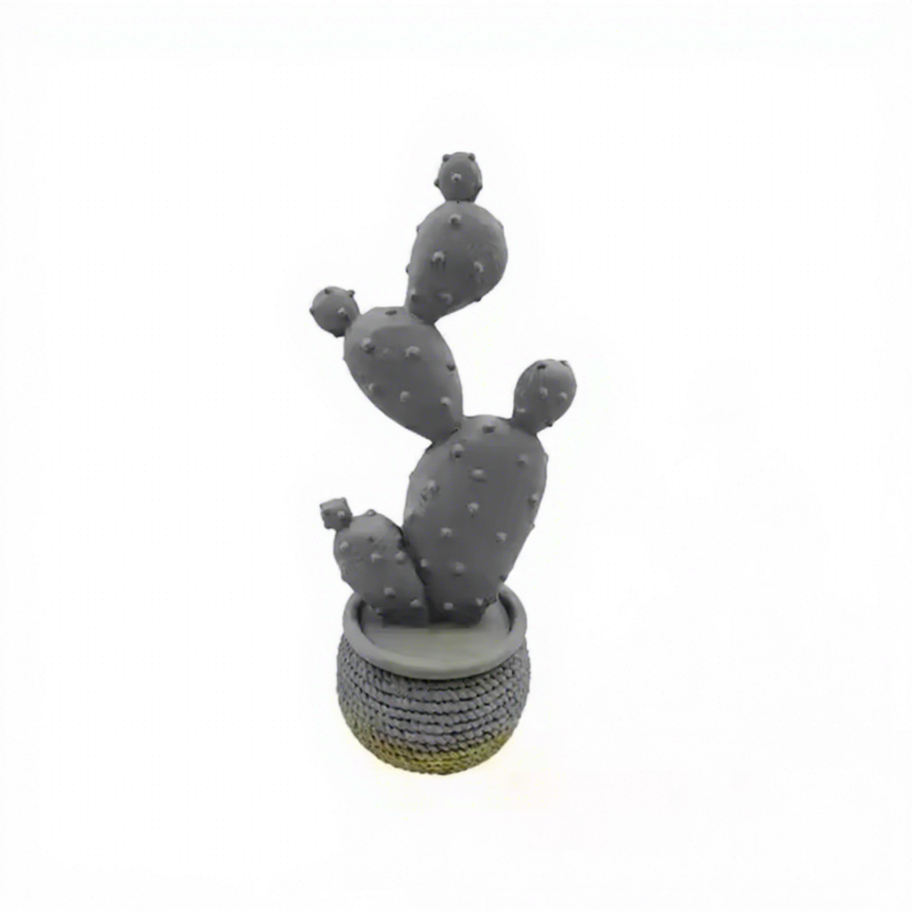 Handcrafted Resin Cactus Figurine Statue Home Other Decorative Flowers and Plants