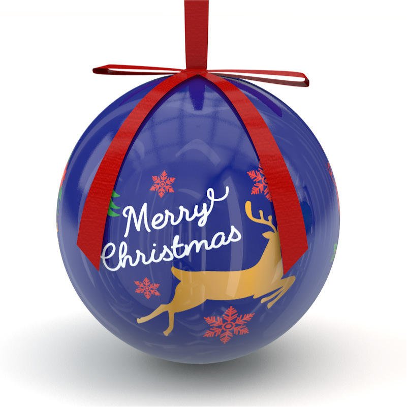 Factory Wholesale Custom Polyfoam Christmas Tree Ornaments Handmade Decorative Foam Christmas Ball for Christmas Tree Decoration