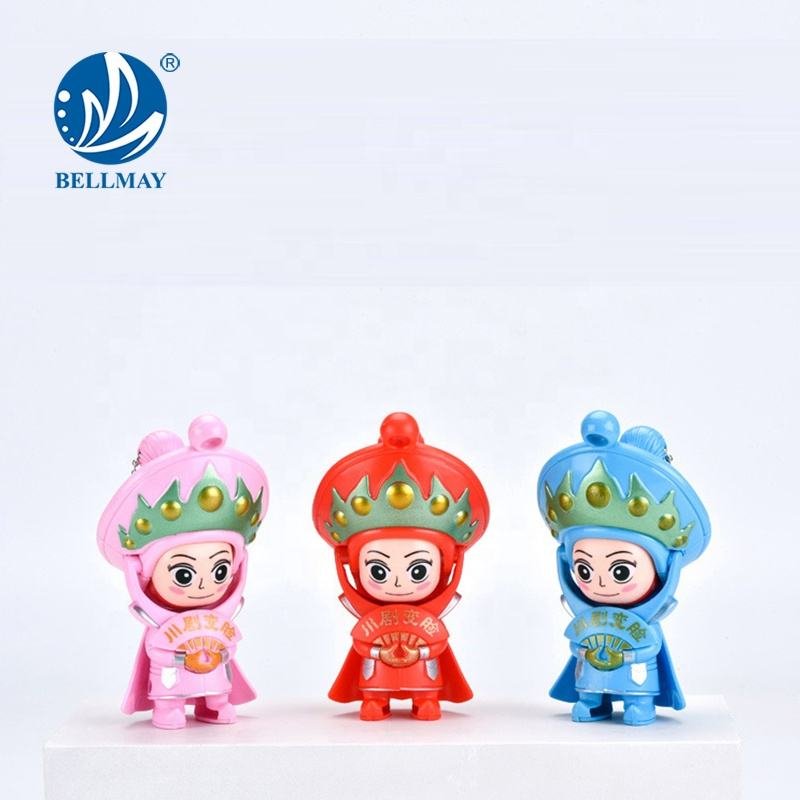 Bemay Toy Small Plastic Promotional Toys 3 Design Sichuan Dramatic Fun Face Changing Toy Traditional