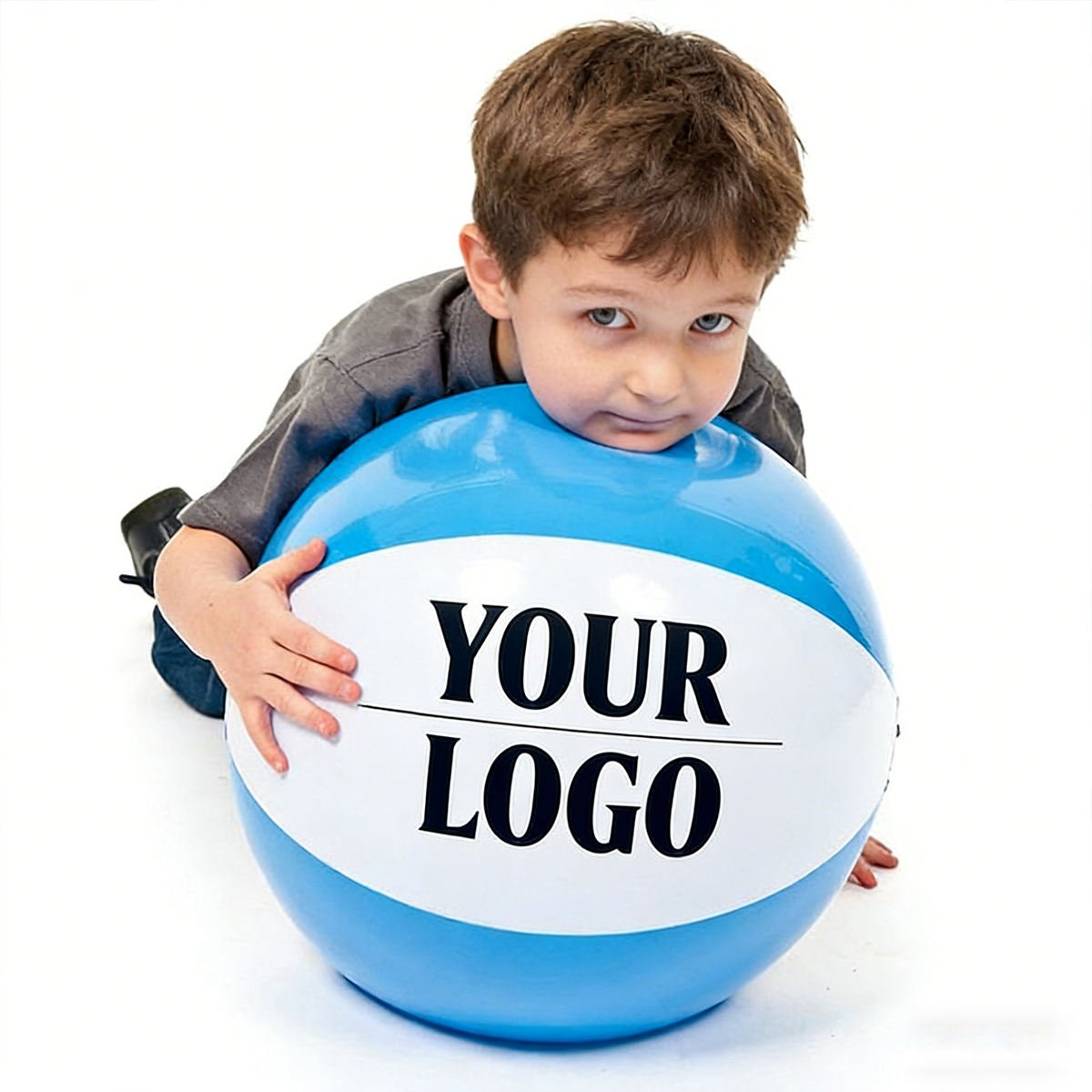 Promotional Custom Logo Children's Summer Outdoor Beach Wholesale Sport PVC Inflatable Beach Toy Ball
