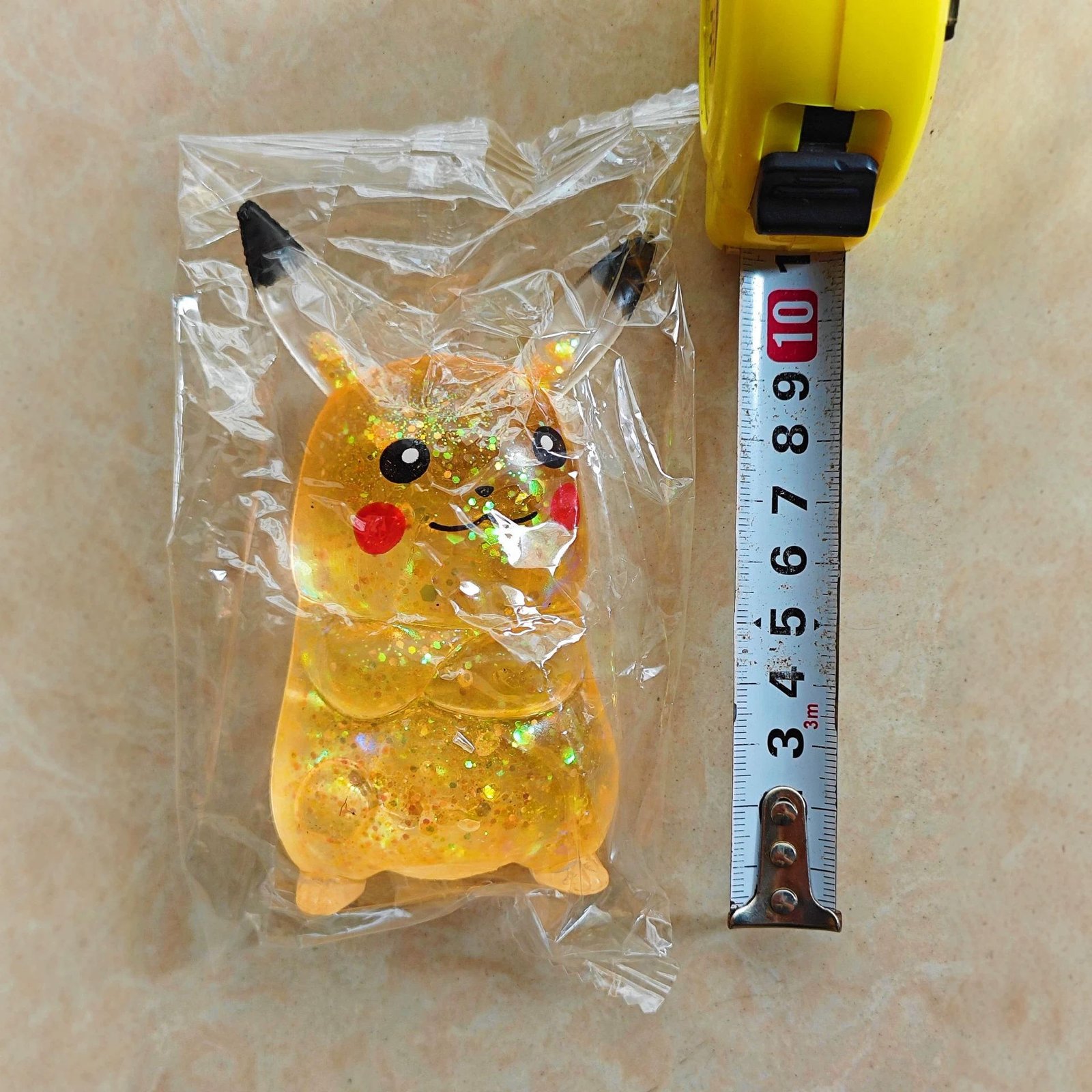 Cross-border Creative Maltose TPR Stress Relief Pikachu Squishy Decompression sprite Cute Novelty Promotional Toy