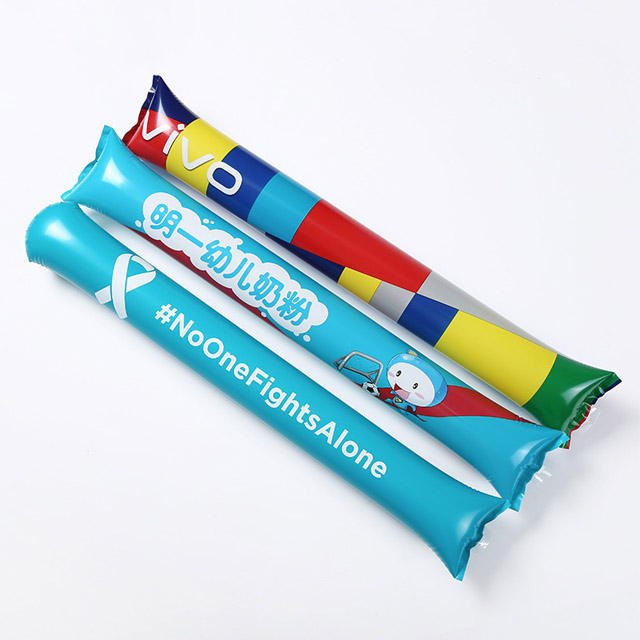Wholesale Custom Inflatable Bang Bang Thunder Sticks Promotional Party Supplies With Custom LOGO