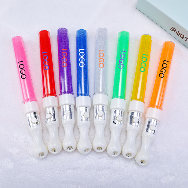 Custom Neon Party Glow Sticks Rave Concert Flashing Light LED Glow Stick Cheer Props Concert Party Supplies
