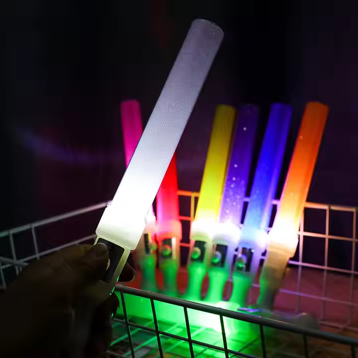 Custom Neon Party Glow Sticks Rave Concert Flashing Light LED Glow Stick Cheer Props Concert Party Supplies