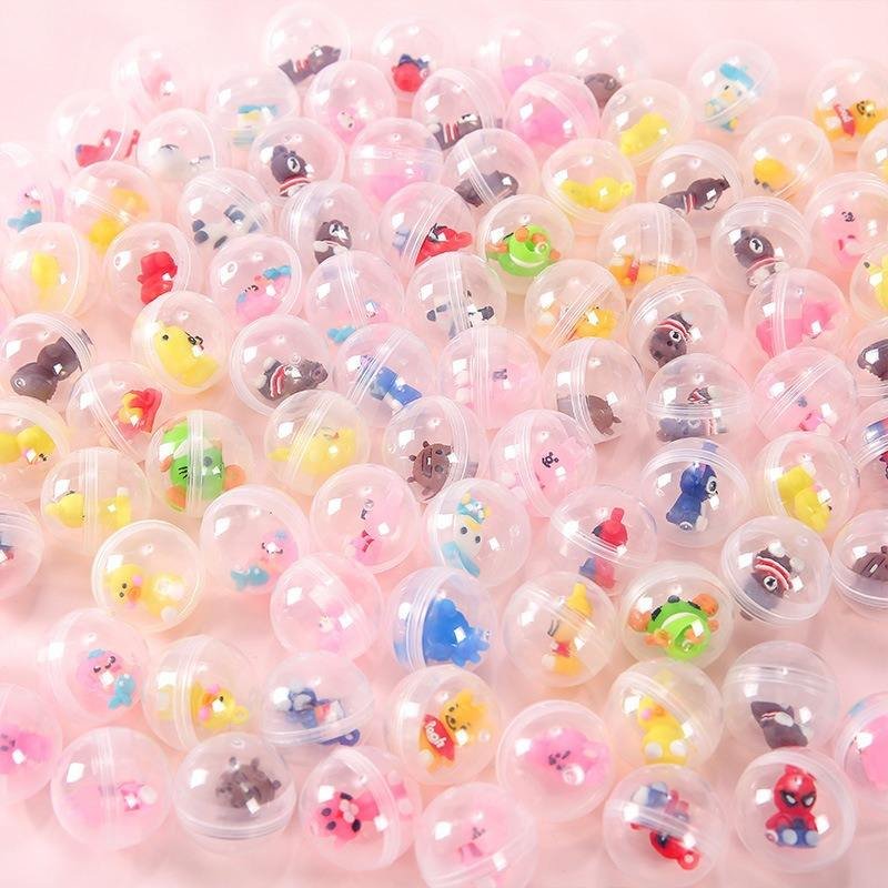 32mm Wholesale Promotional Rubber Bath Toys Vending Machine Play Capsule Toys Bouncing Balls