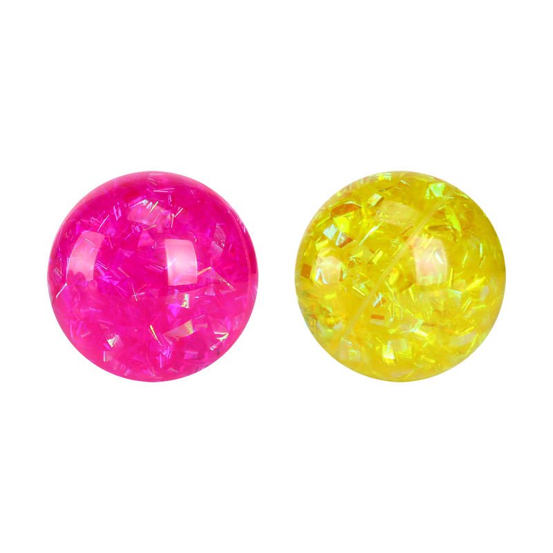 Top Seller Wholesale Promotional Toy Bright Light Flash Ball Tinsel Water Bouncing Ball TPU Eco-friendly Toys Different