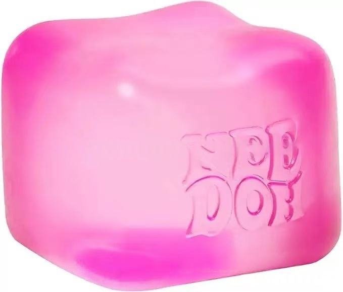 Schylling Needoh Nice Cube Sensory Squeeze Squishy Toys Decompression Square Pinch Music Decompression Vent Toys Promotional Toy