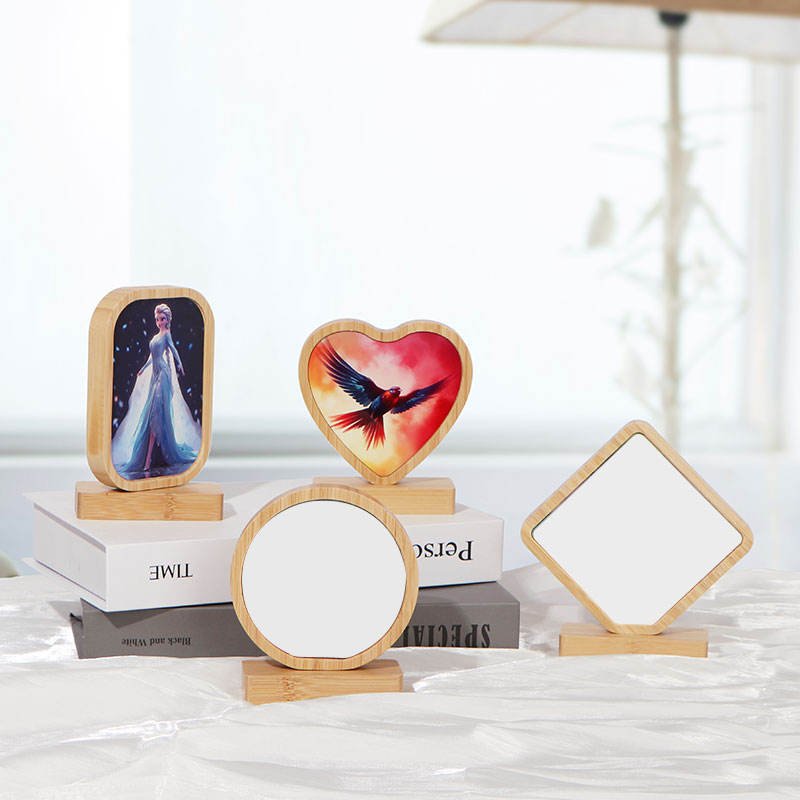 Custom Photo Frame Bamboo Wood Box Environmentally Friendly Wooden Customized Logo for Creative & Cultural Collectible Artifacts
