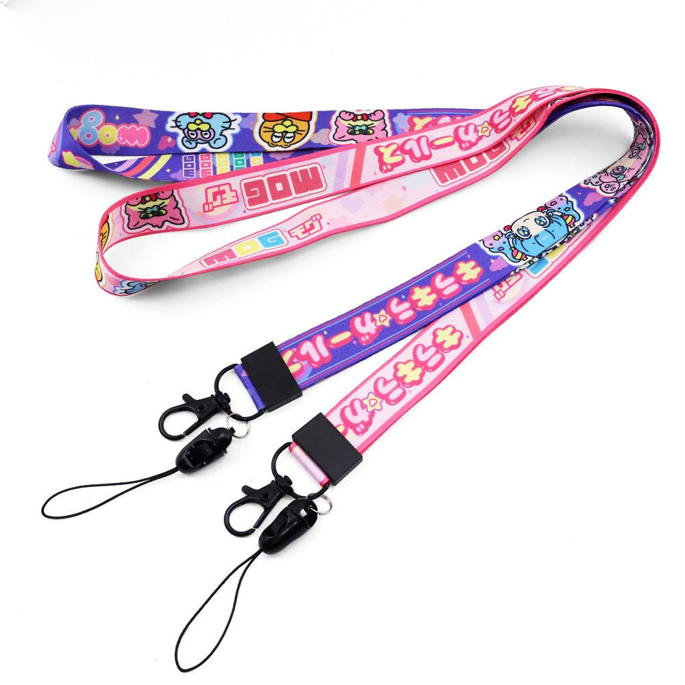 Hot Selling Factory Wholesale Customization ID Polyester Mobile Phone Keychain Custom Logo Lanyards