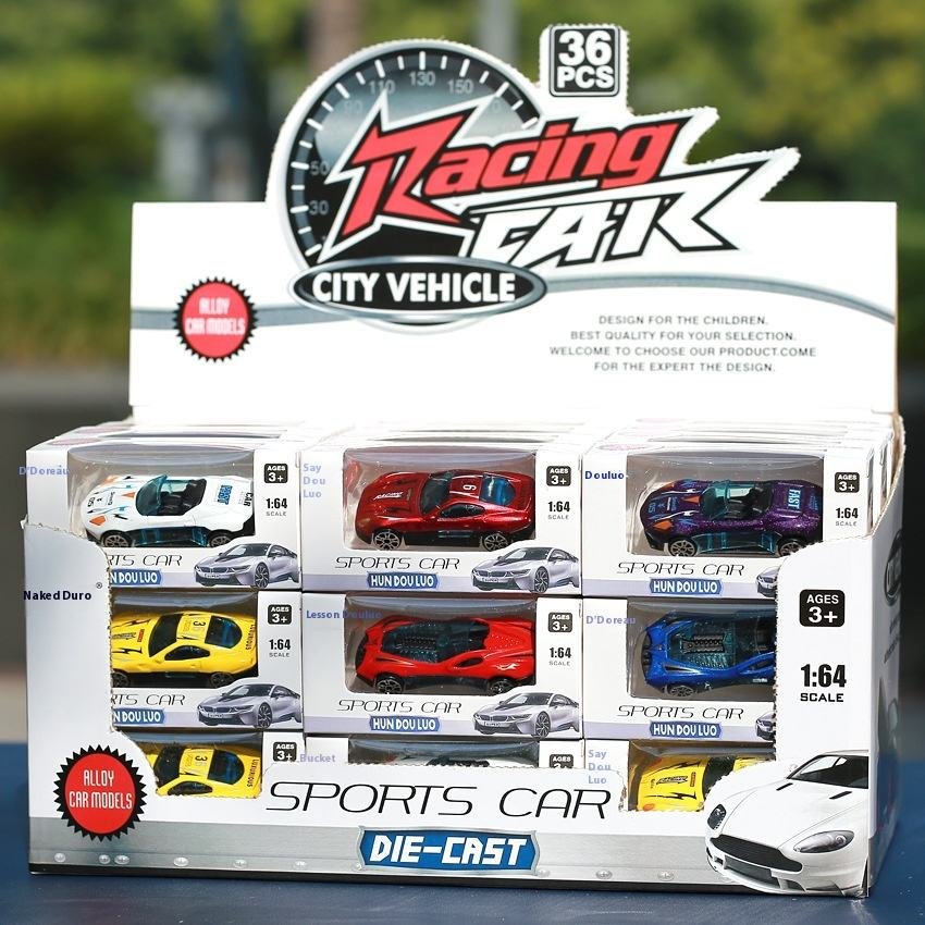 Alloy Customized Promotional Set Simulation Miniature Diecast Toy Vehicles Back Model Car Pull Back Toy Car
