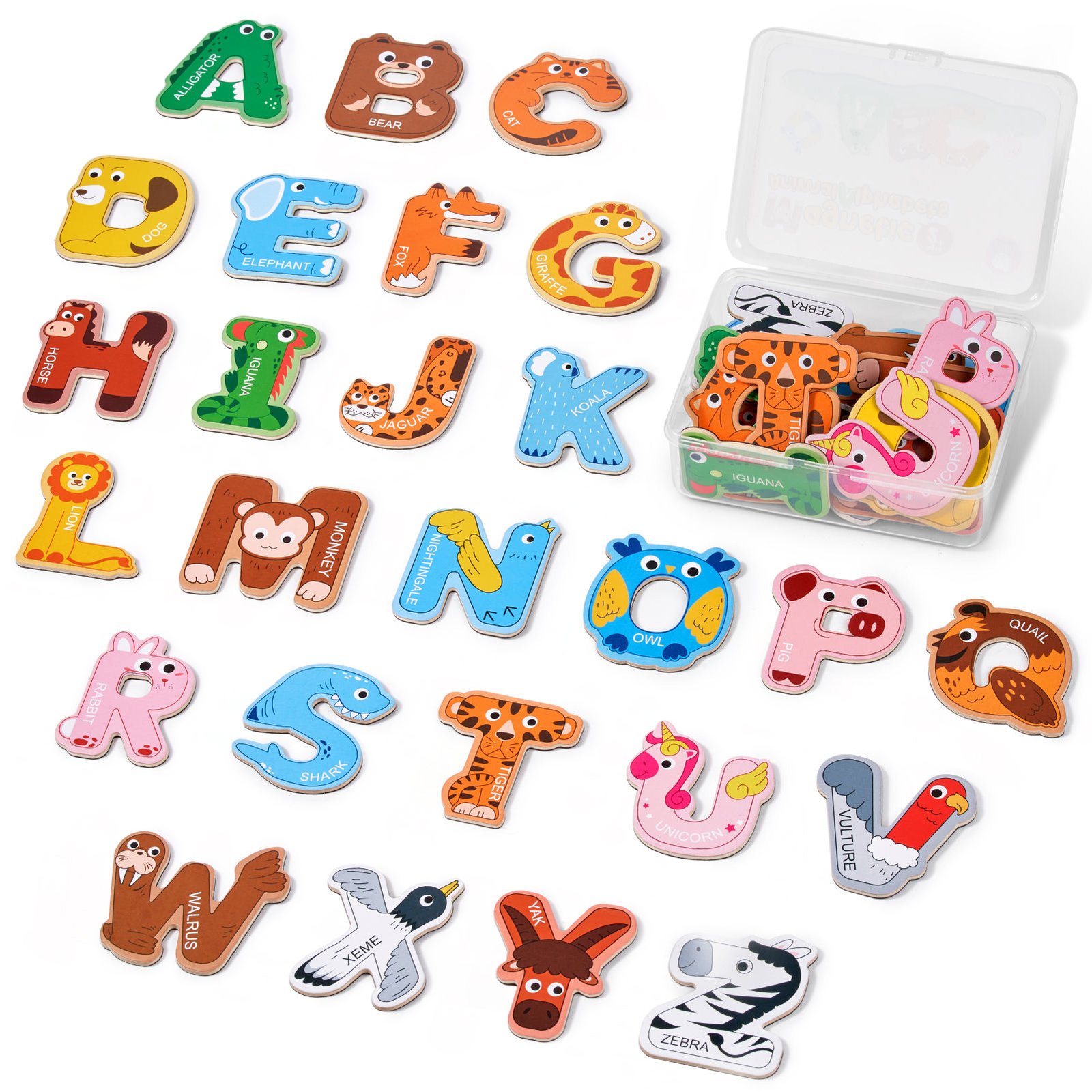 Joycat High Quality Wooden Fridge Magnet Educational Toys for Promotions and Gifts Wholesale Magnetic Sticker in Various Shapes