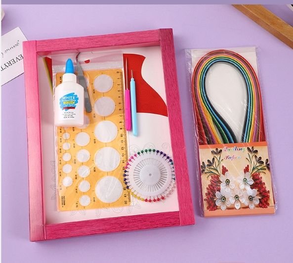 Newest DIY Kids Craft Kits Craft Kits Paper Craft Kits Handmade Simple Pop Colourful Quilting Art DIY Origami