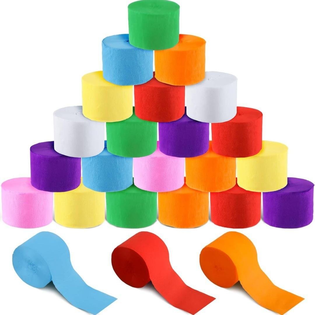 Crepe Paper Craft Streamers Hanging Decorations for Various Birthday Parties Wedding Festival Party Decorations