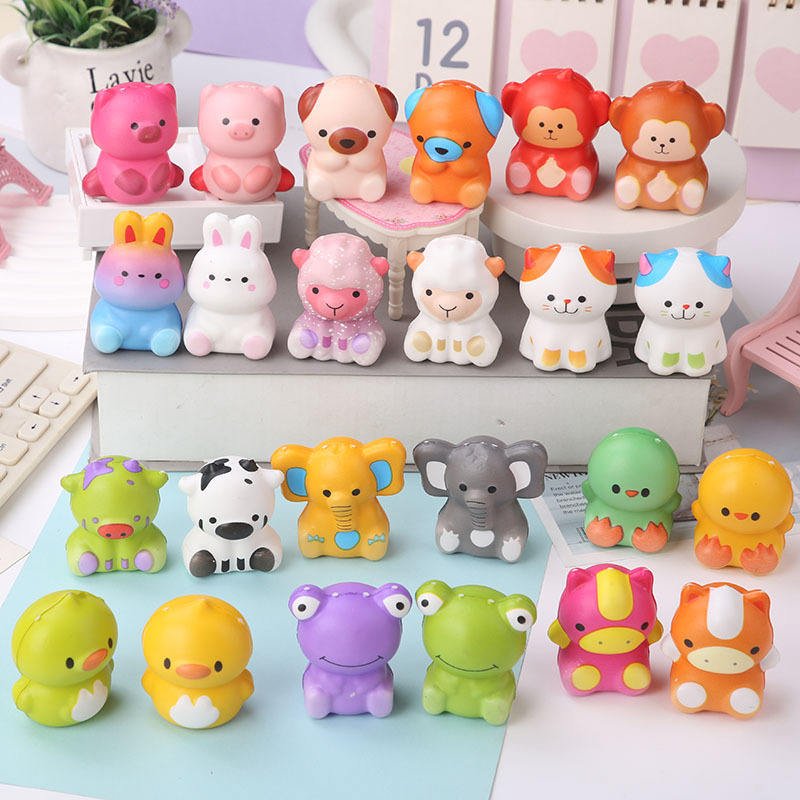 Wholesale Squeeze Toy Stress Relief Animal Promotional Toys Slow Anti Stress Ball with Promotional Gift Toy