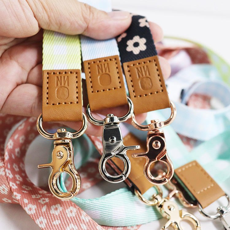 Kofei New Arrival Customization Polyester Twill Lanyards With White Safety Buckle