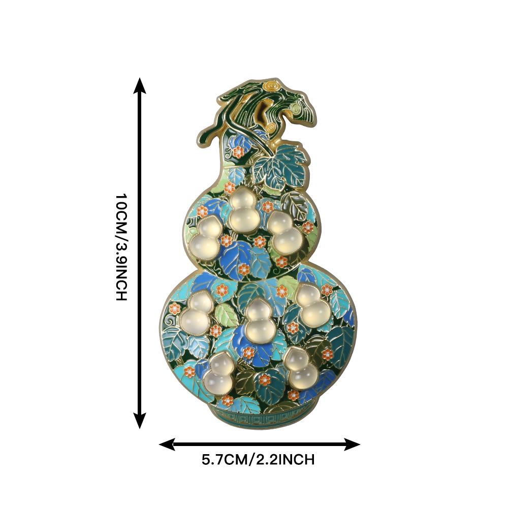 Museum Refrigerators Are Decorated with Chinese Style Cultural and Creative Metal Relics Classical High-end Decorations