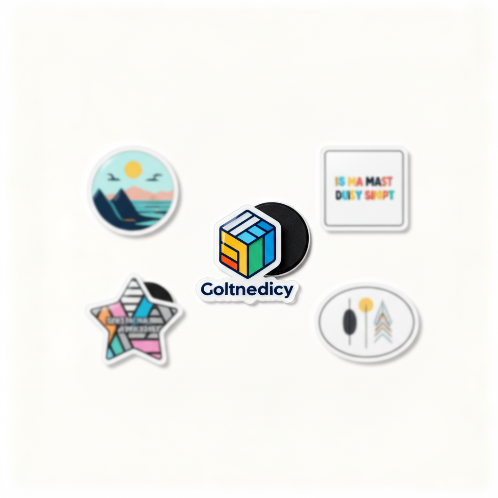 Hot Selling High Quality Acrylic Refrigerator Magnets Stickers for Home Office Decoration