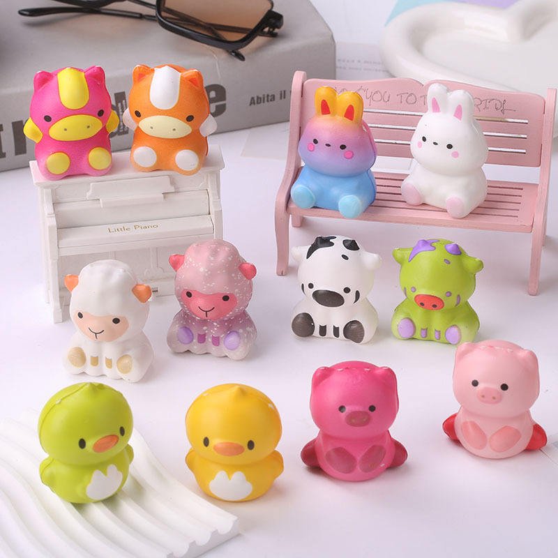 Wholesale Squeeze Toy Stress Relief Animal Promotional Toys Slow Anti Stress Ball with Promotional Gift Toy