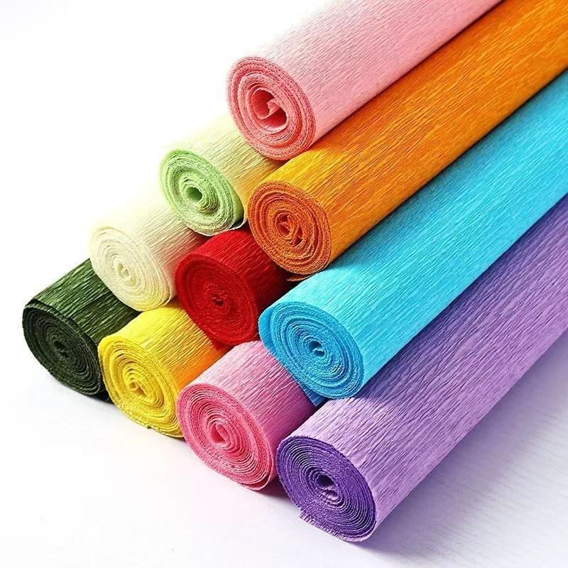 China Professional Manufacturer DIY Color Craft Crepe Paper High Quality for Paper Crafting