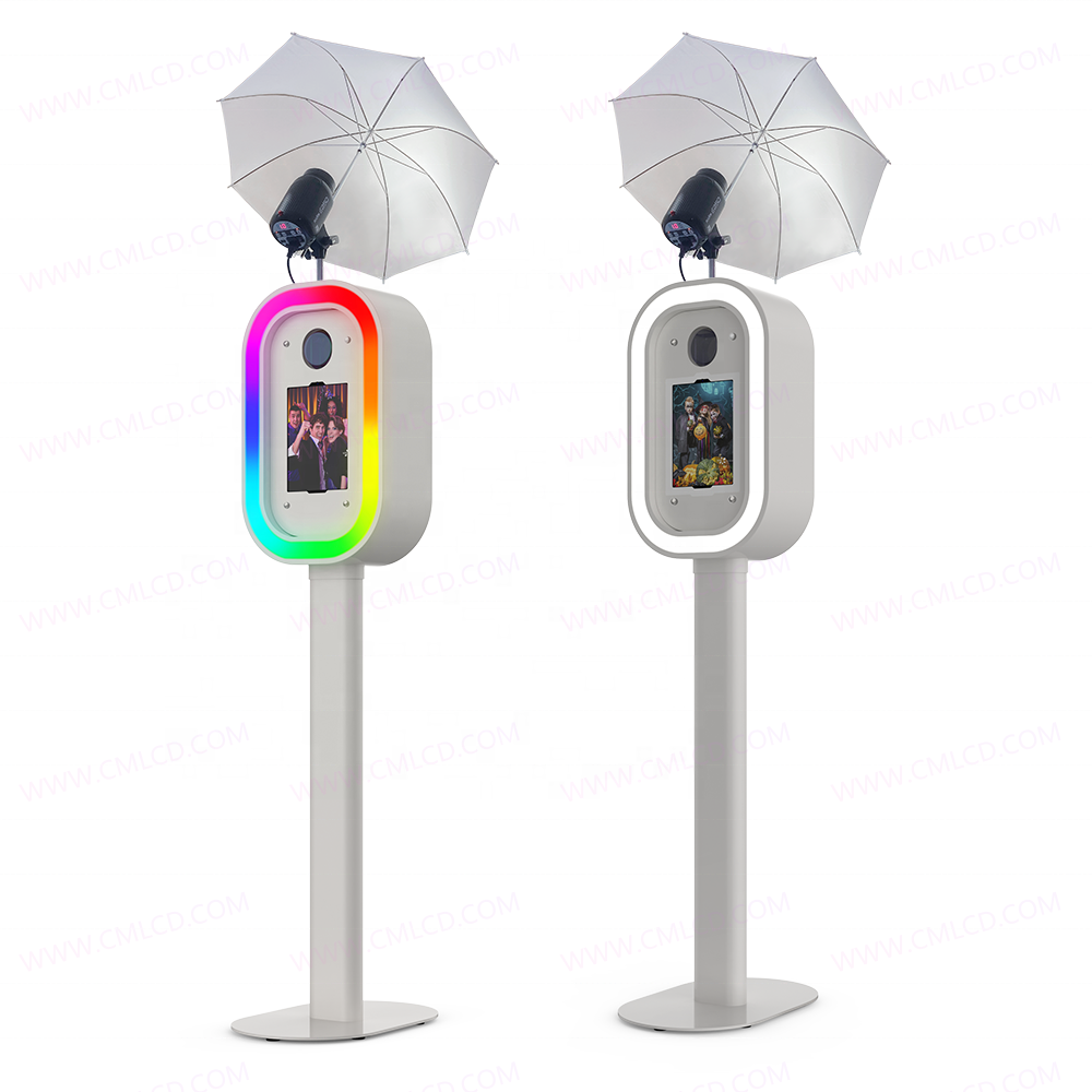 Party Photo Booth Machine 10.9/11/12.9 Inch iPad Instant Print Photo Booth Dslr Camera Photo Booth iPad Selfie Kiosk Metal case