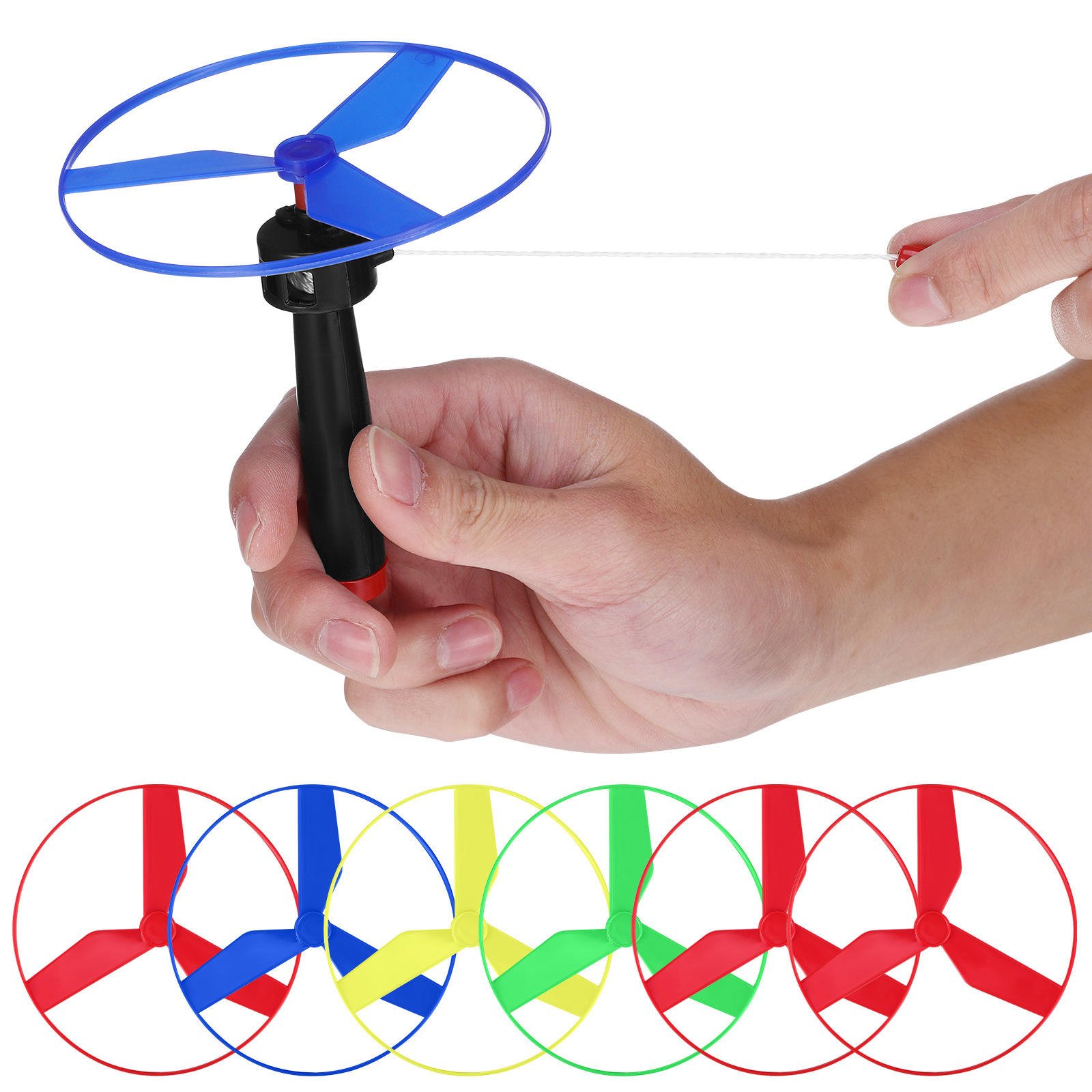 2026 Hot Selling Wholesale Plastic 10CM UFO Flying Saucer Promotional Gift Items Kids Toys