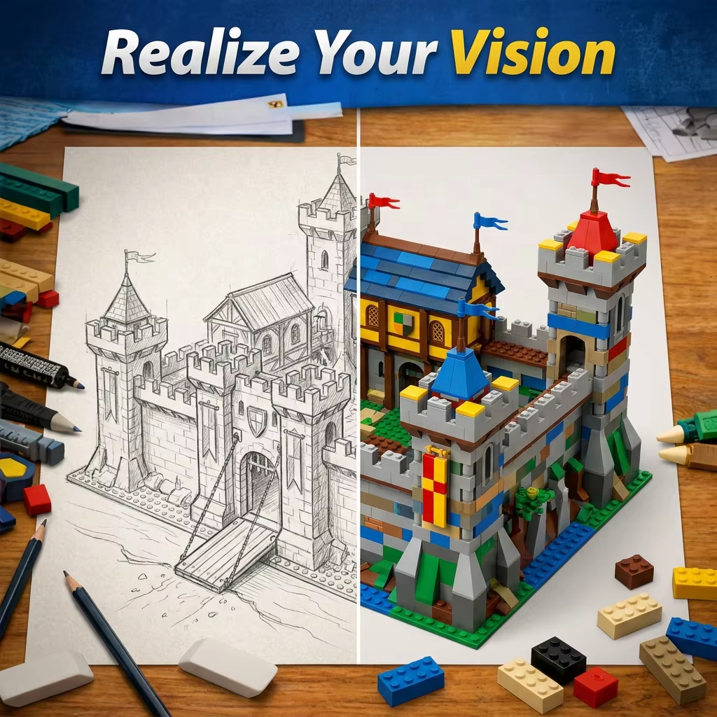 Educational Kids Toys Develop Creativity Promotional Giveaway Branded Souvenir Educational Building Blocks
