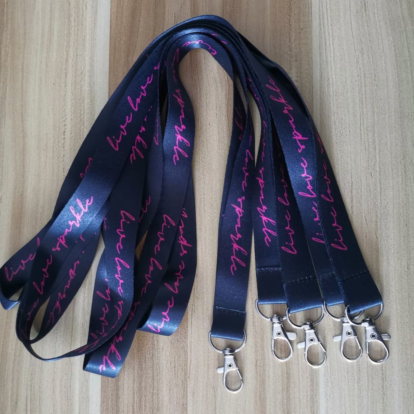 Neck Strap Id Badge Card Holder Lanyards With Logo Custom Polyester Lanyard