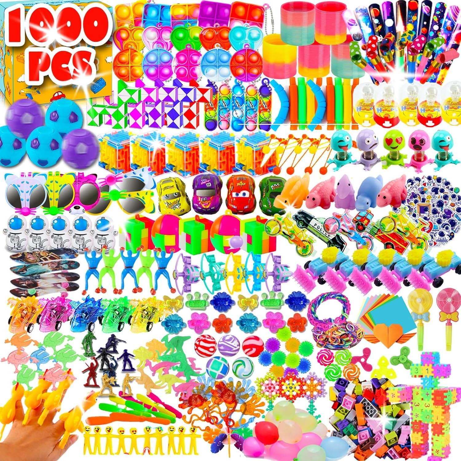 Custom Fidget Pack 72/120/516/1000pcs Set Christmas Advent Calendar Blind Box Holiday Gift for Kids Fidget Toys Pack Set