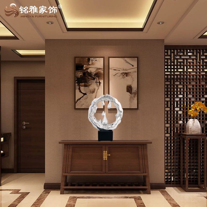 Other Home Decor Pieces Resin Abstract Water-drop Shape Sculpture for Indoor Decoration
