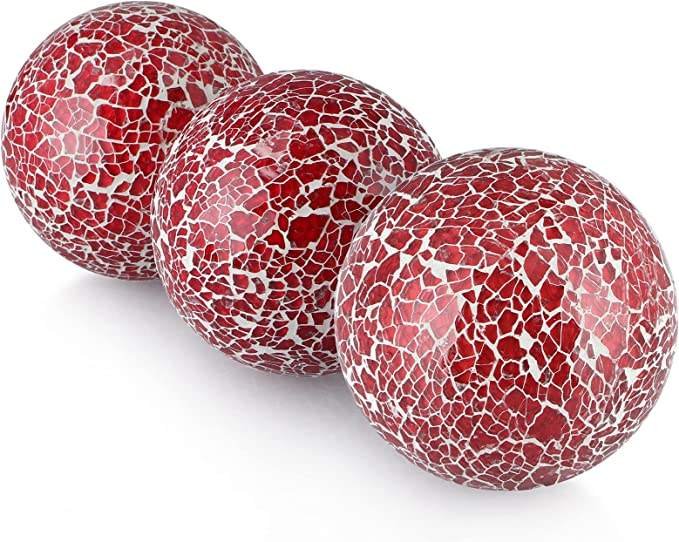 Hot Selling High Quality Handmade Crackle Mosaic Polyfoam Ball with Customizable Size and Multiple Sizes for Home Decoration