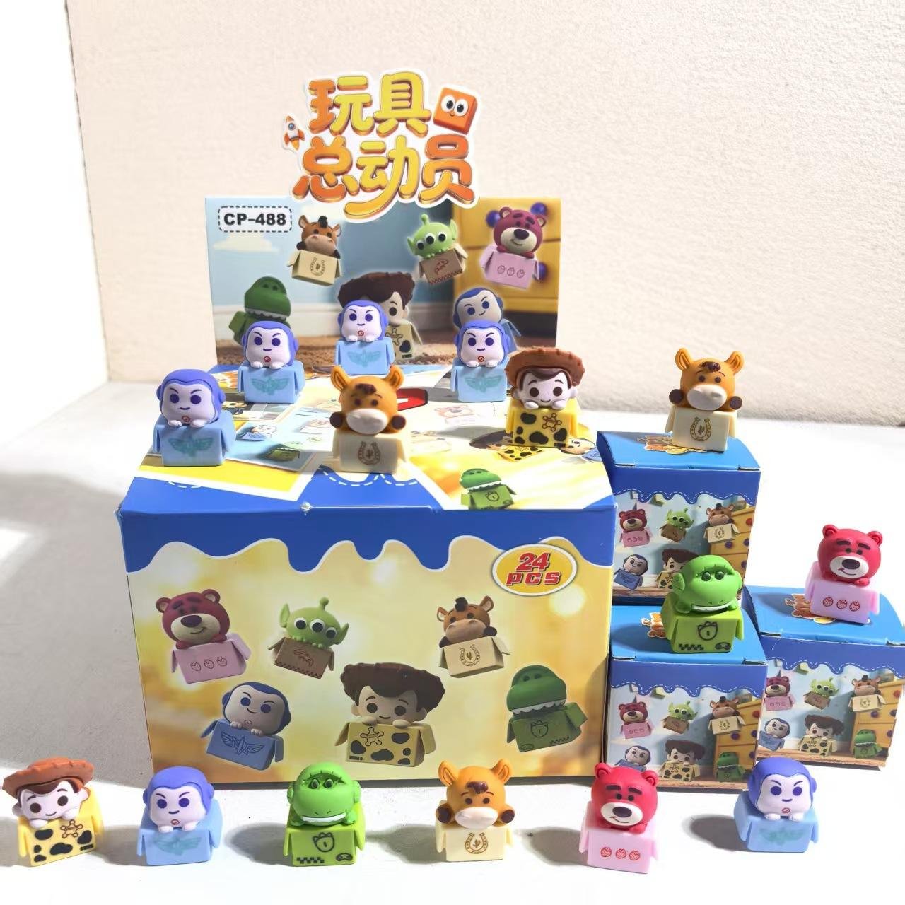 Promotional Wholesale Kids Collecting Related Gifts Fashion Desk Decoration PVC Action Figures Toys Cartoon Story Blind Boxed