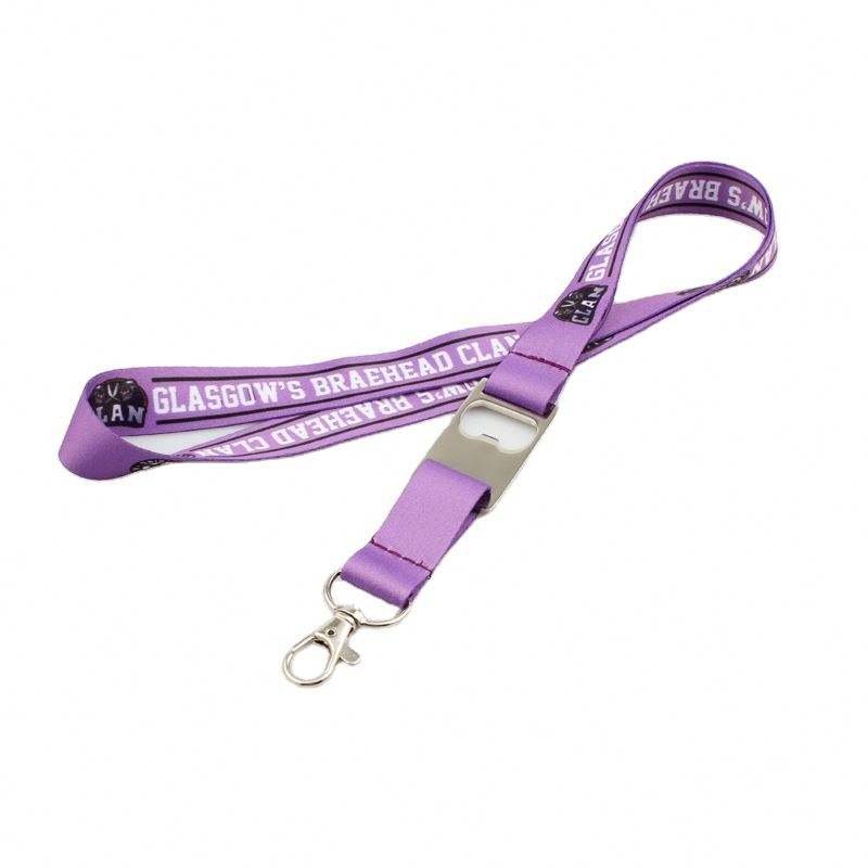 Custom Eco-Friendly Water Resistant Polyester Sublimation Lanyards with Hook and Logo Low Minimum Order for Promotions